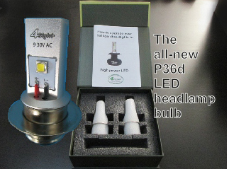 P36d New LED headlamp bulb Neg