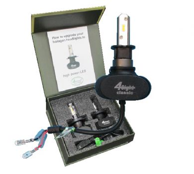 H3 High power LED headlight upgrade bulb system