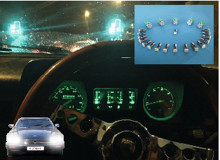 Pre Facelift XJS NEW Dashlight Kit White